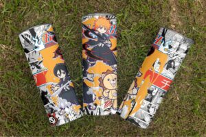 bleach 20oz skinny tumbler anime design