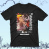 Bleach anime t-shirt in black with Soul Reaper character graphic print, unisex classic fit