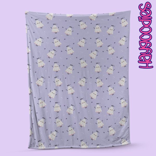 Halloween Cuties Pattern Soft Fleece Blanket-Various Sizes and Designs