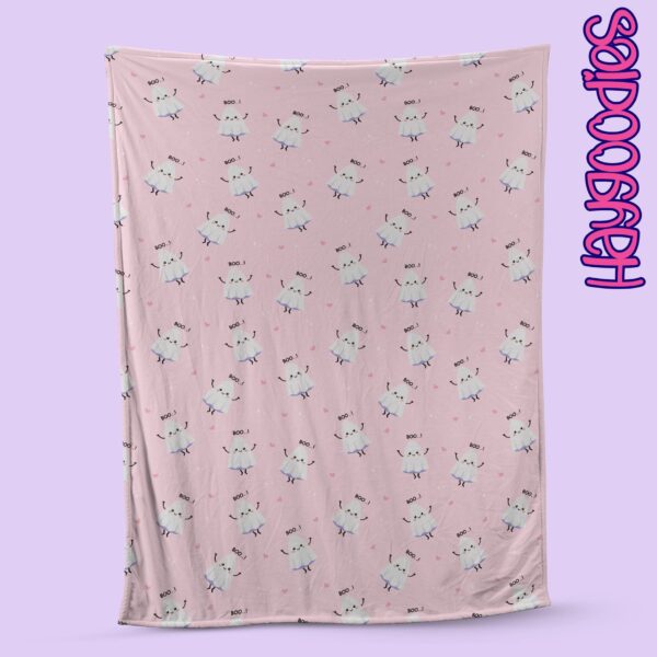 Halloween Cuties Pattern Soft Fleece Blanket-Various Sizes and Designs