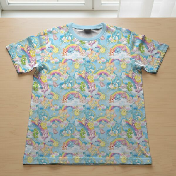 Care Bears t-shirt all-over pattern unisex tee