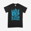 Bleach anime t-shirt in black with Soul Reaper character graphic print, unisex classic fit
