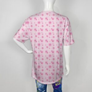 cherry blossom t-shirt pink sakura all-over pattern front