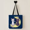 Luna and Artemis Sailor Moon shopping tote bag 12.60 x 12.28 inch
