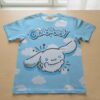Cinnamoroll t-shirt kawaii Sanrio unisex tee sky blue