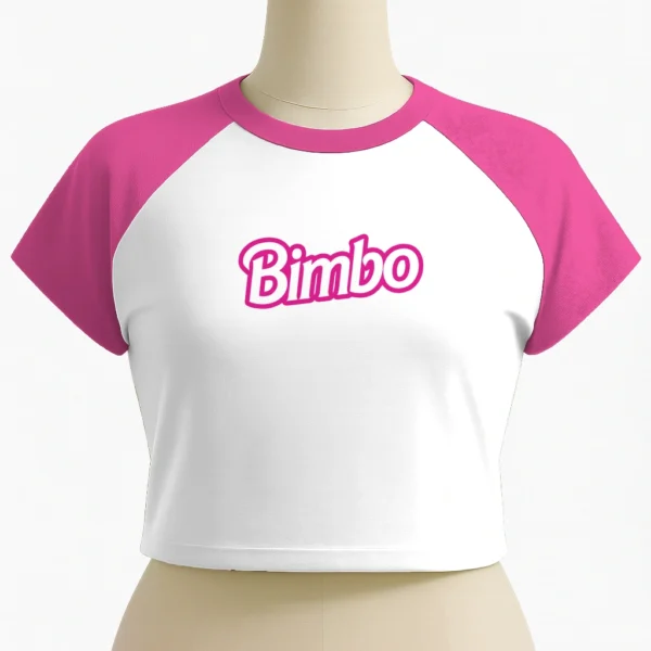 Bimbo crop top Y2K style inclusive sizing S to 6XL