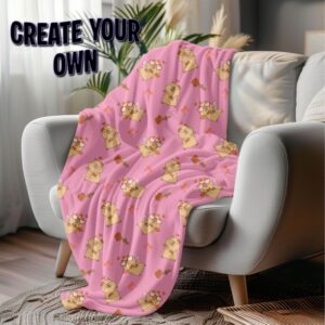 customblanket (1) custom fleece blanket personalized photo design
