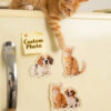 custom photo fridge magnet design tool preview