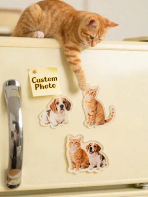 custom photo fridge magnet design tool preview