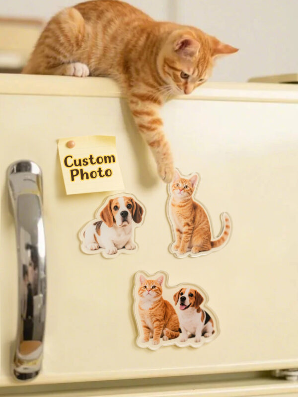 custom photo fridge magnet design tool preview