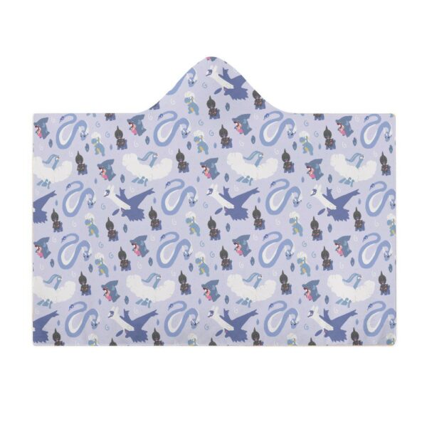Pokemon Types Cloak Hooded Blanket – Various Designs | 3 Sizes