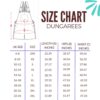 dungarees size chart xs to 4xl