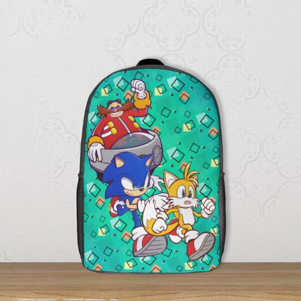 Sonic Tails Shadow Amy Rose Eggman backpack 8 designs kids school bag