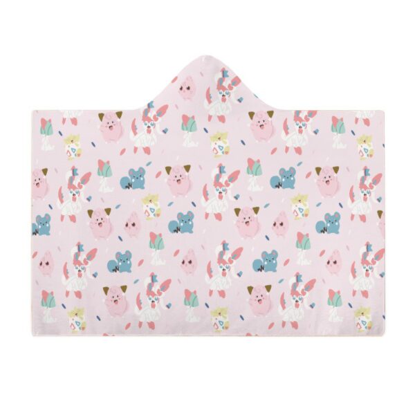 Pokemon Types Cloak Hooded Blanket – Various Designs | 3 Sizes