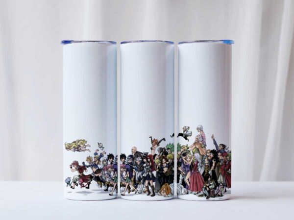 Fairy Tail Tumbler 20oz | Skinny Stainless Steel with Straw