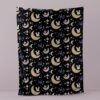 Kawaii Moon, Stars & Rabbit Soft Fleece Blanket | Ultra-soft fleece · Various sizes