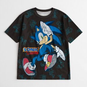 sonic the hedgehog kids t-shirt design