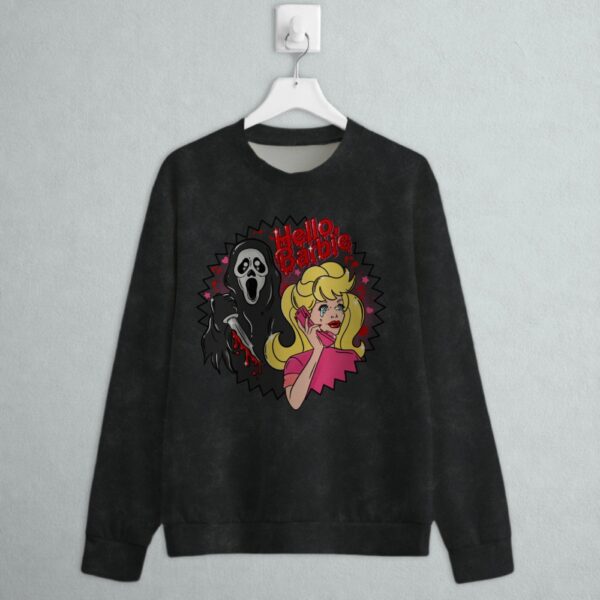 Barbie and Ghostface sweatshirt Hello Barbie graphic