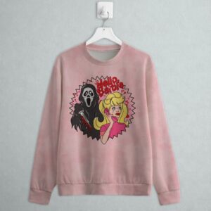 Barbie and Ghostface sweatshirt Hello Barbie graphic