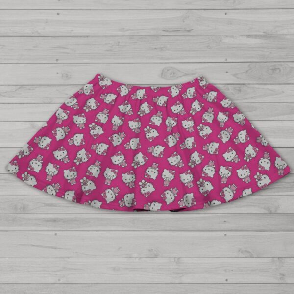 Hello Kitty Pink Skater Skirt with Pockets – A-Line Stretch Skirt S–6XL