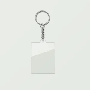 custom photo text acrylic keychain 4x6cm double-sided print