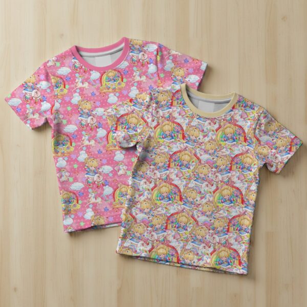 rainbow brite kids t shirt pattern
