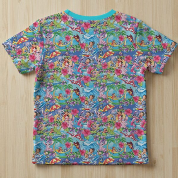 Lilo and Stitch Pattern Kids Unisex T-Shirt - Toddler 2T to XL