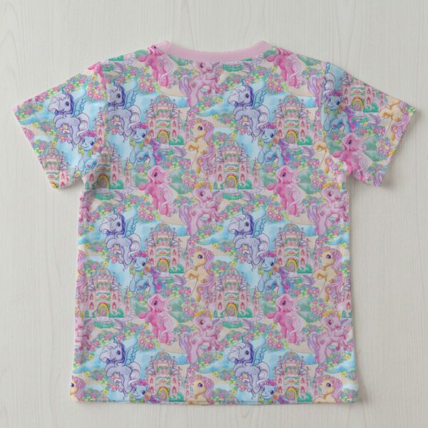 My Little Pony Pattern Kids Unisex T-Shirt - Toddler 2T to XL