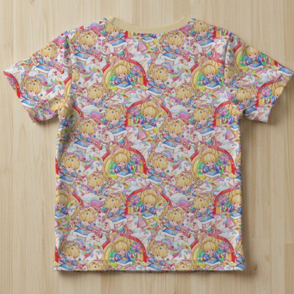Rainbow Brite Pattern Kids Unisex T-Shirt - Toddler 2T to XL