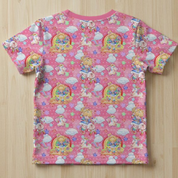 Rainbow Brite Pattern Kids Unisex T-Shirt - Toddler 2T to XL