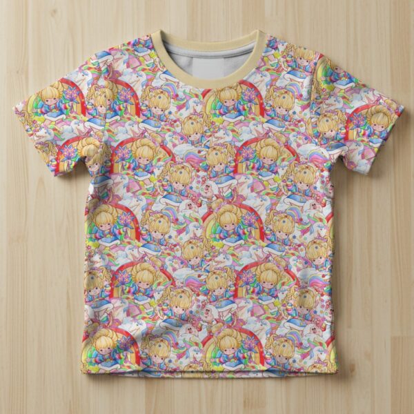 rainbow brite kids t shirt pattern