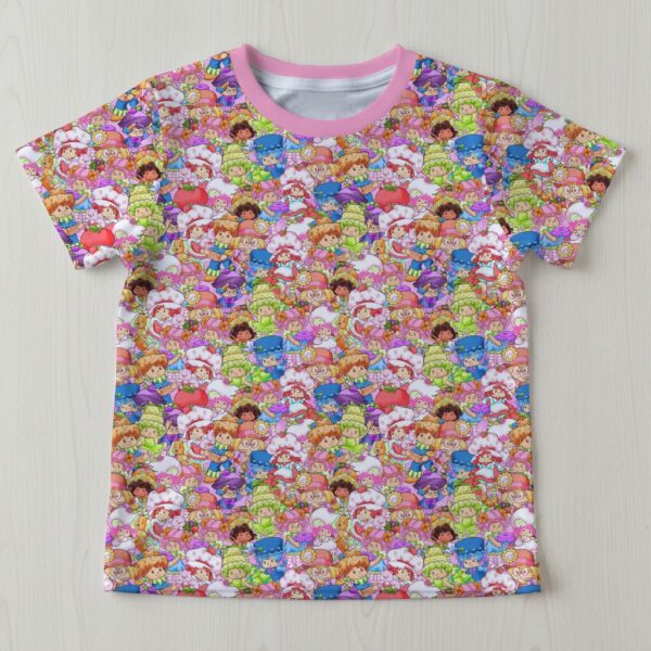 strawberry shortcake kids t shirt pattern