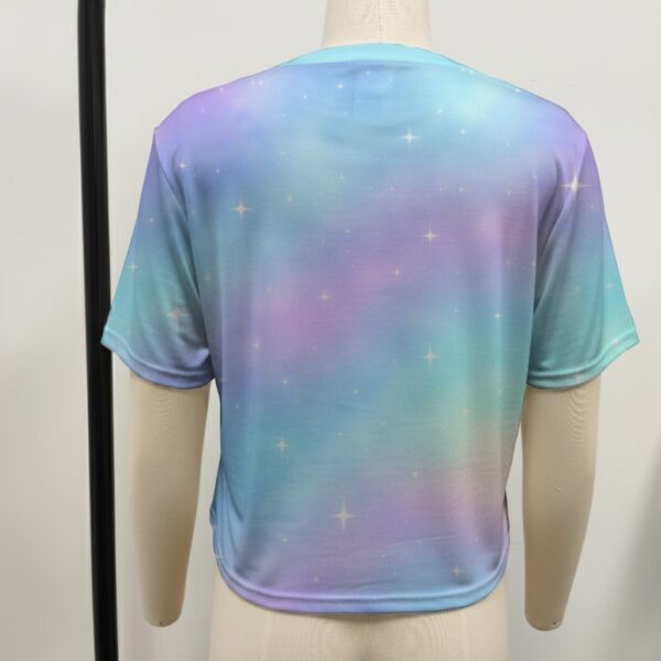 Kirby riding star crop top pastel S to 5XL
