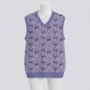 knitvest-mannequin-fr-kuromi Kuromi knit vest Sanrio design S to 6XL