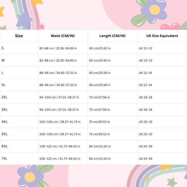 midwaistskirtsizes Luna and Artemis Skirt – High-Waisted Knee Length Print Skirt | S to 7XL