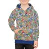 Sonic the Hedgehog kids hoodie all-over print