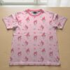 My Melody t-shirt kawaii Sanrio all-over pattern pink background
