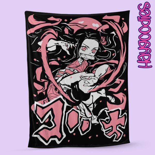Demon Slayer Soft Fleece Blanket-Various Sizes and Designs