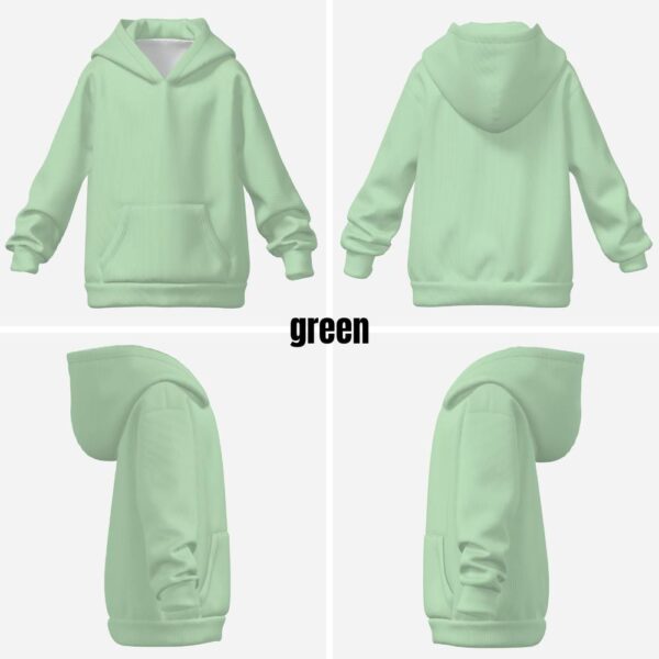 Kids Pastel Hoodie –pastel green