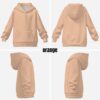 Kids Pastel Hoodie –pastel orange