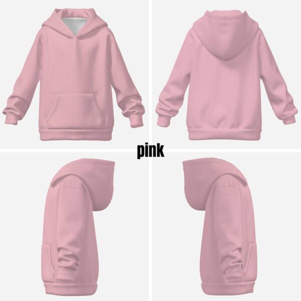 Kids Pastel Hoodie –pastel pink