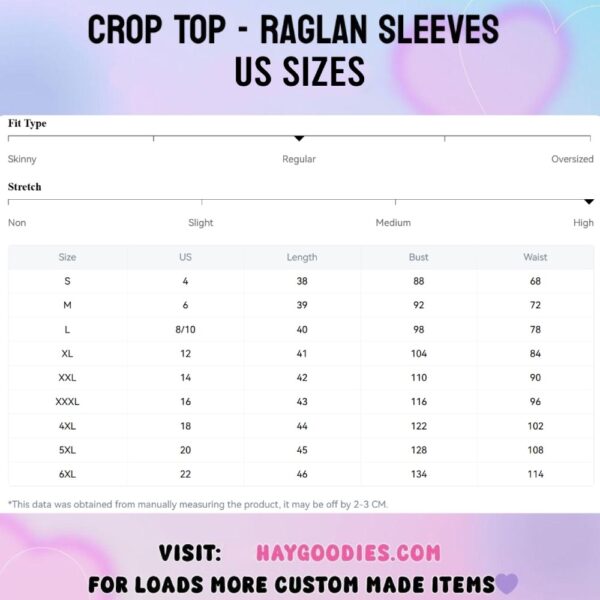 Bimbo Crop Top – Hot Pink Raglan Cropped T-Shirt | S to 6XL