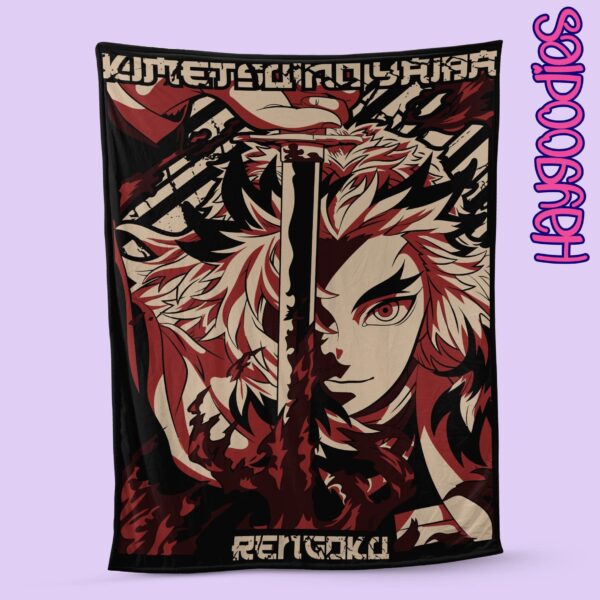 Demon Slayer Soft Fleece Blanket-Various Sizes and Designs