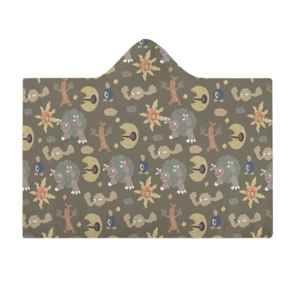 Pokemon Types Cloak Hooded Blanket – Various Designs | 3 Sizes