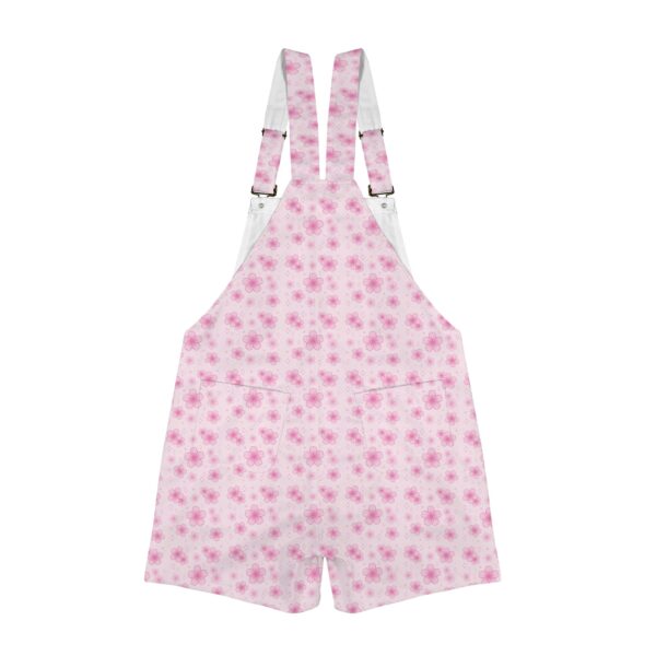 cherry blossom dungarees floral sakura print front view