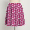 hello kitty pink skater skirt with pockets a line shape