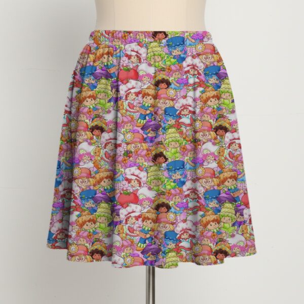 strawberry shortcake skater skirt print