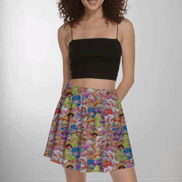 strawberry shortcake skater skirt print