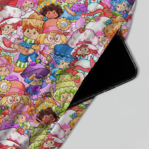 Strawberry Shortcake Characters Skater Skirt with Pockets – Stretch A-Line Mini S to 6XL