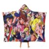 Sailor Moon and Friends Cloak Hooded Blanket – Various Designs | 3 Sizes